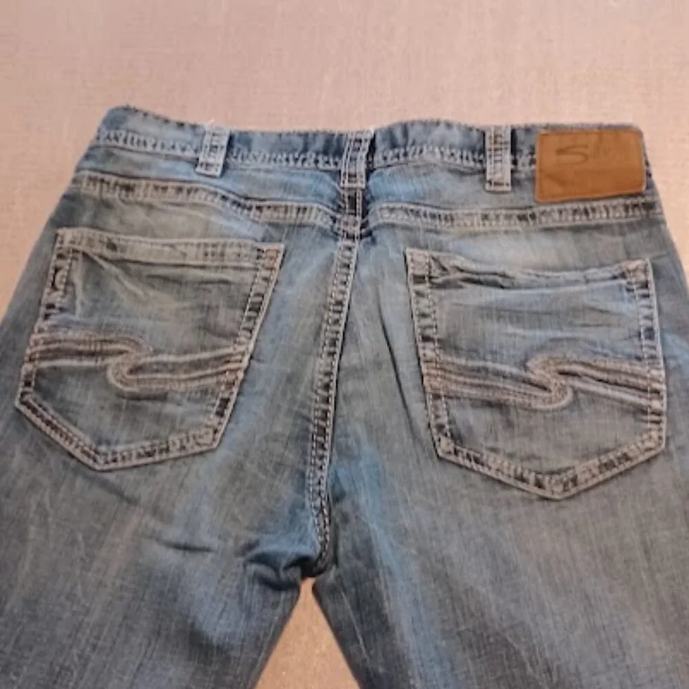 Silver Jeans Co. Men's classic straight relaxed stretch jeans, W36/L36 - Picture 9 of 9